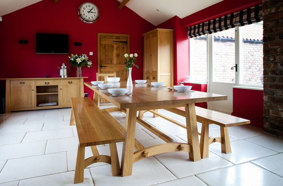 Property photography, modern Farmhouse dining area.